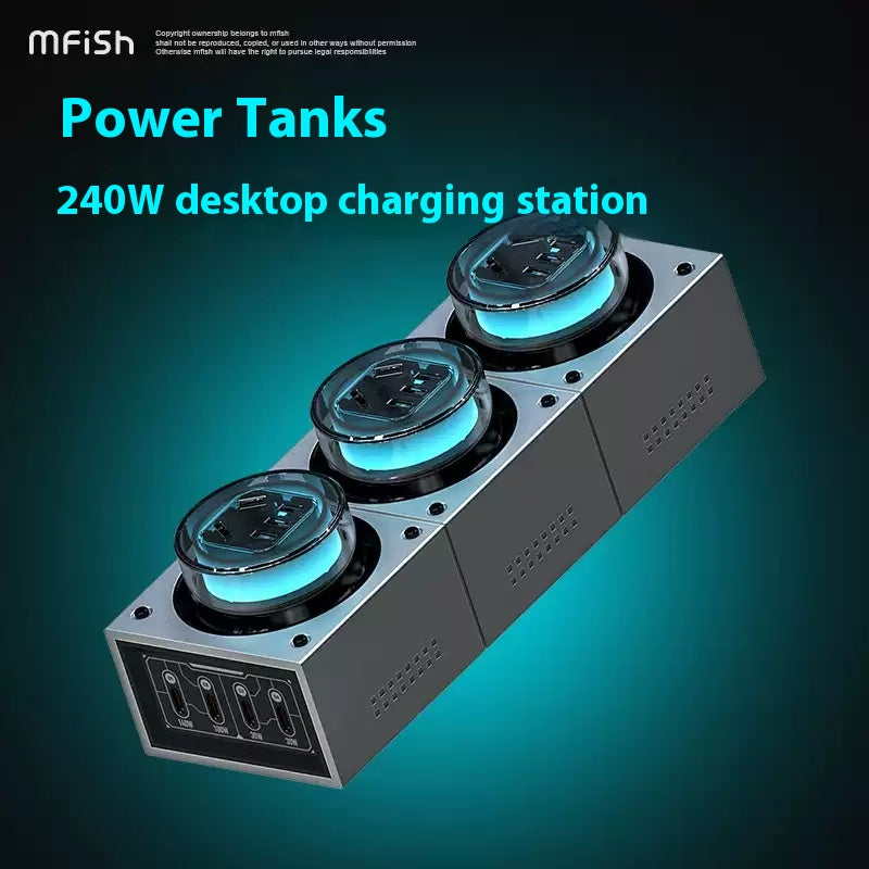 Power tank 240W gallium nitride mobile phone charger