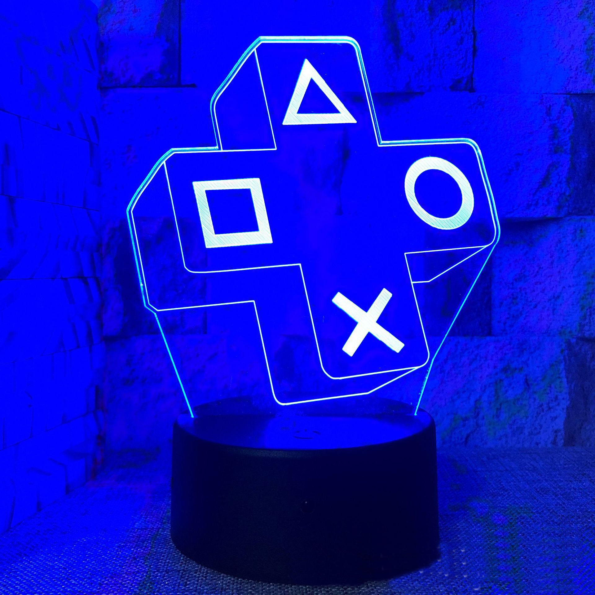 3D night creative atmosphere USB lamp