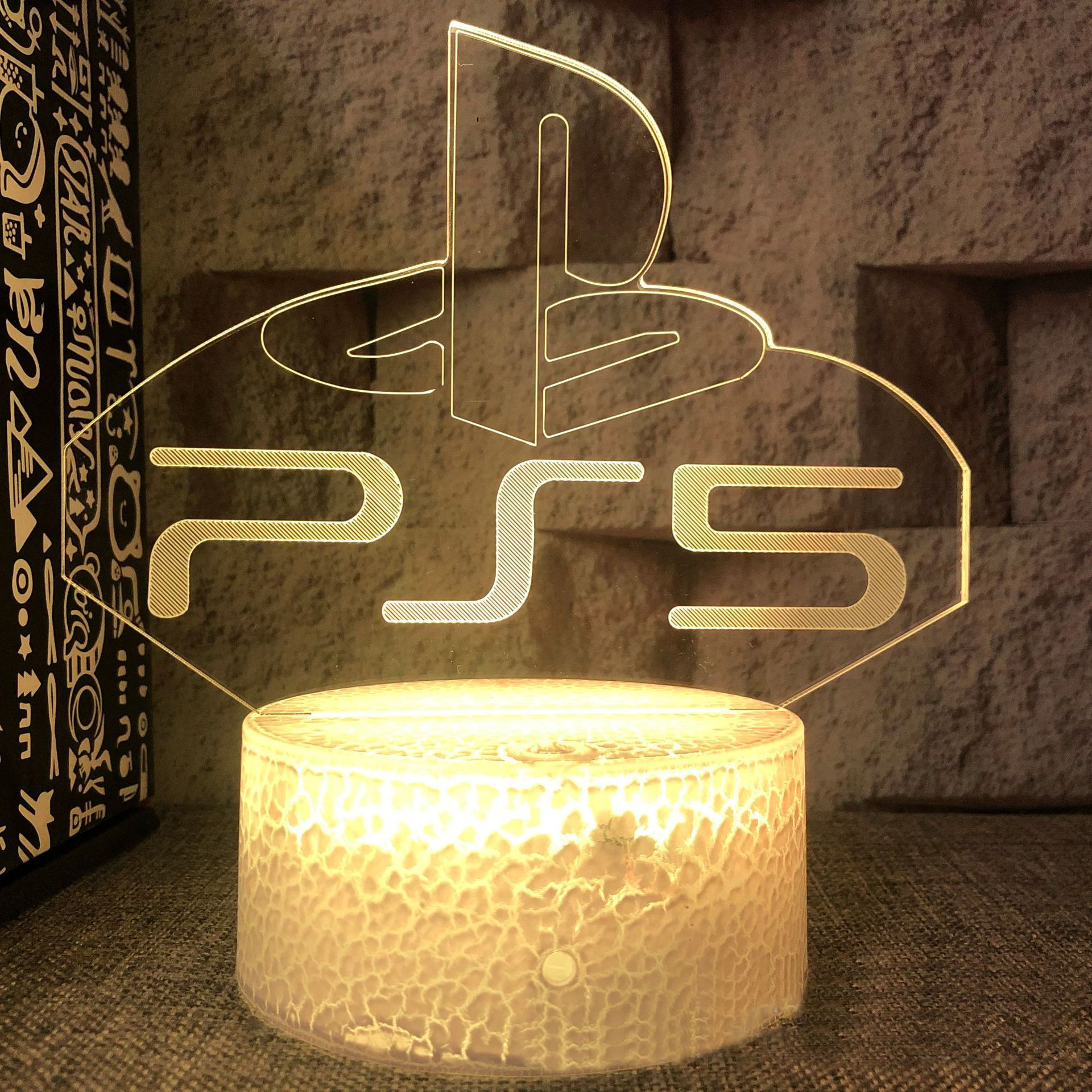 3D night creative atmosphere USB lamp