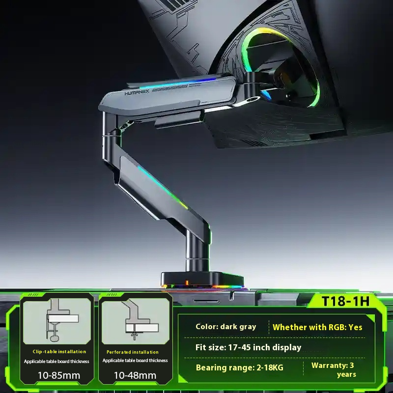 T18-1W RGB monitor bracket