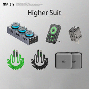 mFiSh power tank 240W gallium nitride mobile phone charger