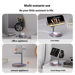 KUXIU three-in-one basketball magnetic wireless charger