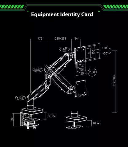 T18E screen monitor holder