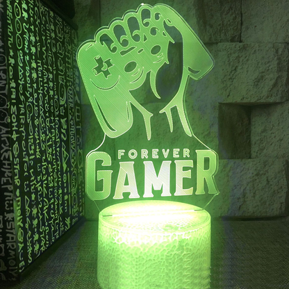 3D night creative atmosphere USB lamp