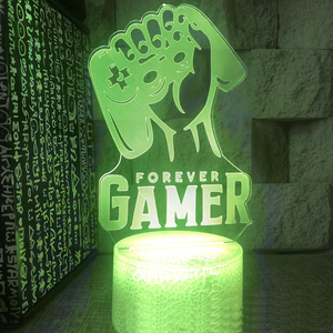 3D night creative atmosphere USB lamp