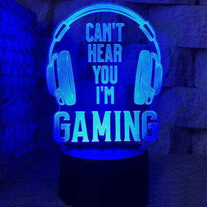 3D night creative atmosphere USB lamp