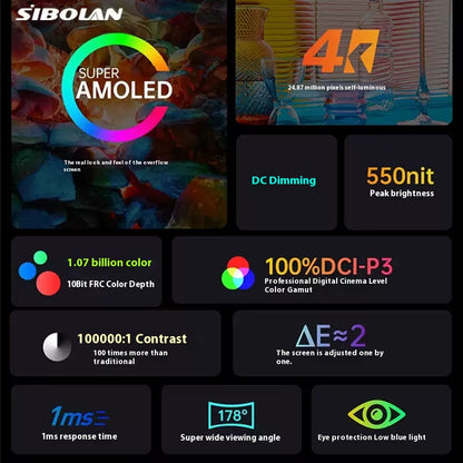 S2- OLED portable monitor 4K