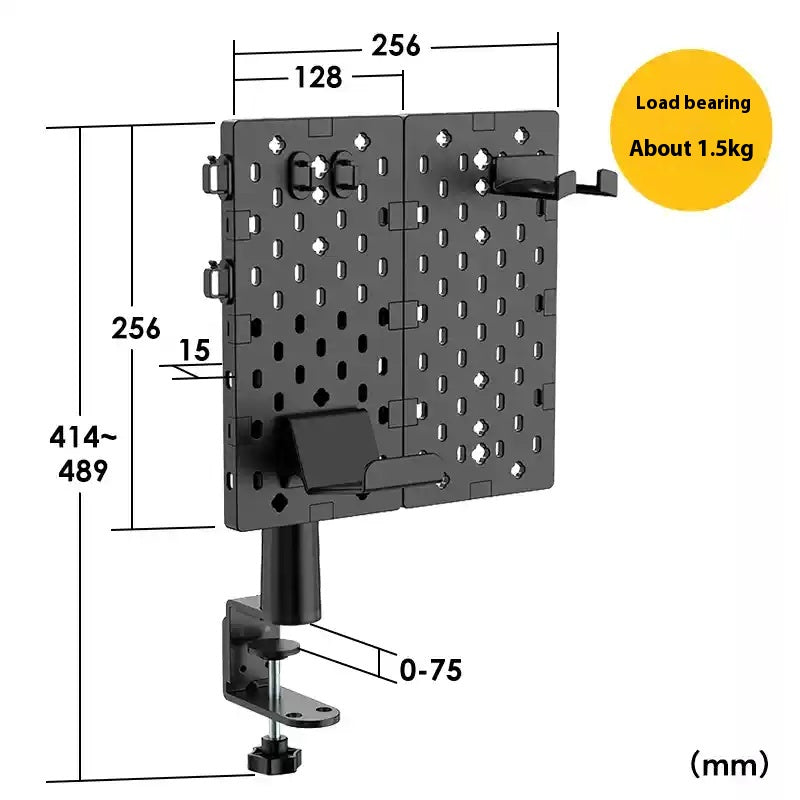 Metal hole board