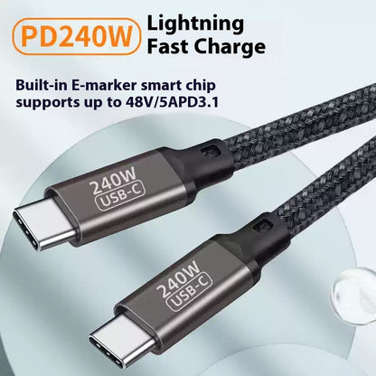 PD240W Type-C fast charging cable