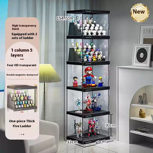 Transparent display cabinet