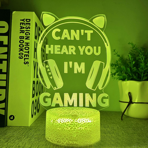 3D night creative atmosphere USB lamp