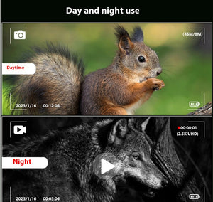 Infrared black night vision