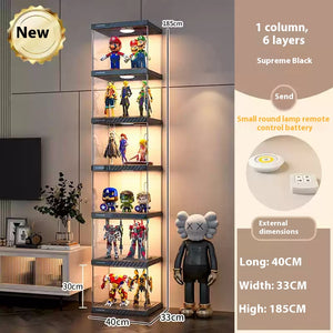 Transparent display cabinet