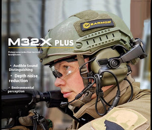 M32X PLUS tactical headset pickup  helmet