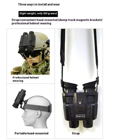Infrared black night vision