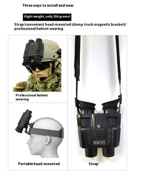 Infrared black night vision