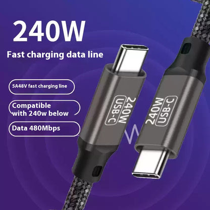 PD240W Type-C fast charging cable