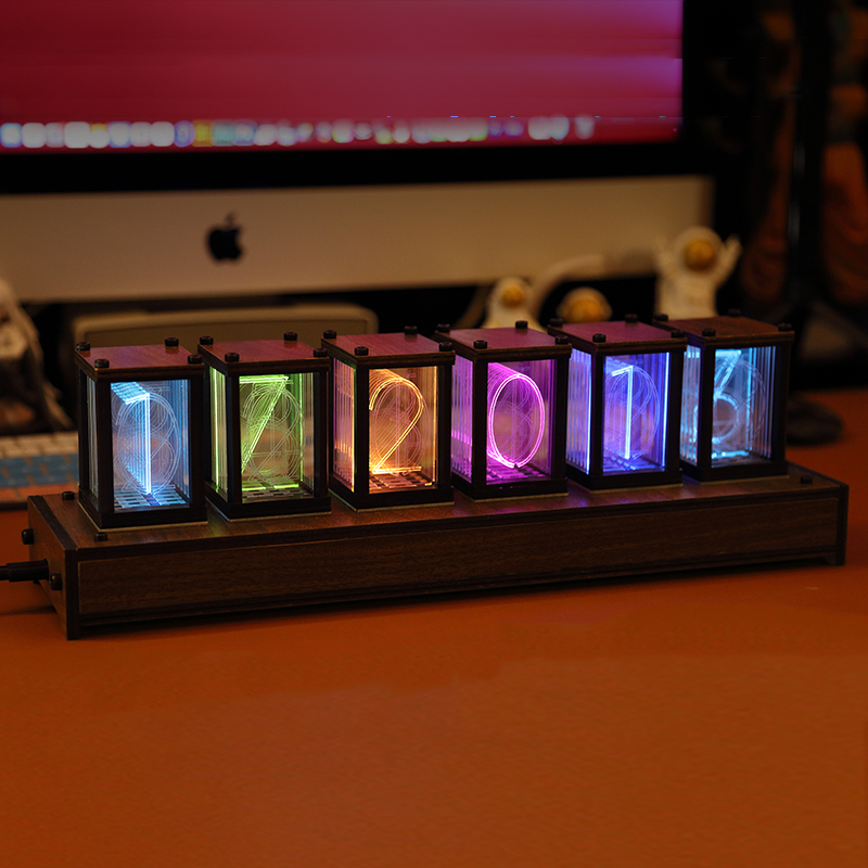 RGB Glow Tube Clock
