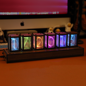 RGB Glow Tube Clock