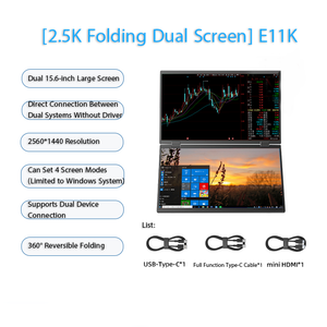 EIMIO 15.6-inch foldable dual-screen