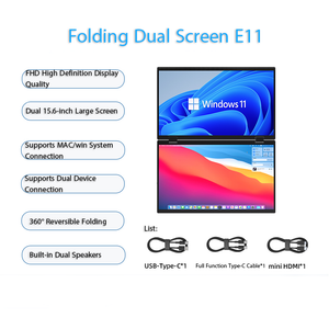 EIMIO 15.6-inch foldable dual-screen