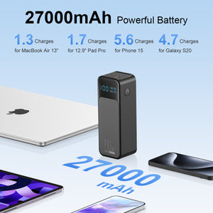 27000mAh power bank large-capacity mobile power supply