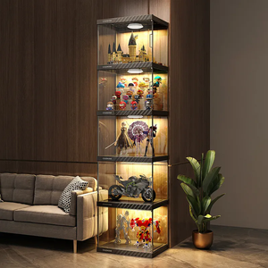 Transparent display cabinet