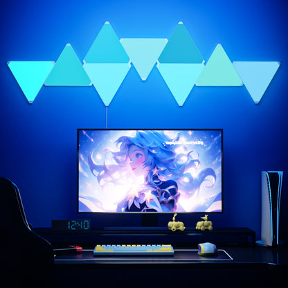 RGB Gaming room triangle light board