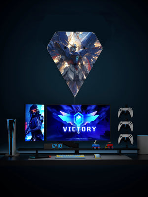 RGB Gaming room triangle light board