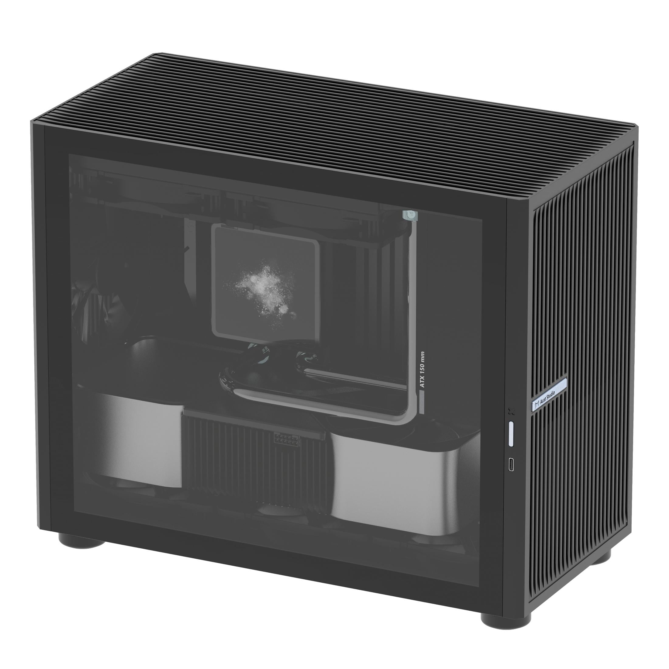 X3 MATX aluminum alloy cnc case