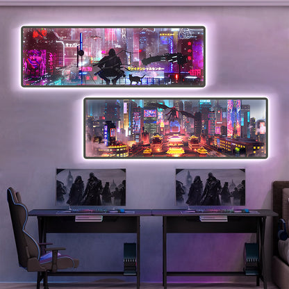 Cyberpunk decorative painting