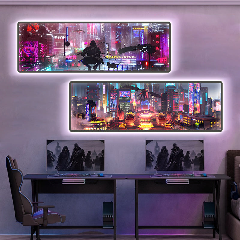 Cyberpunk decorative painting
