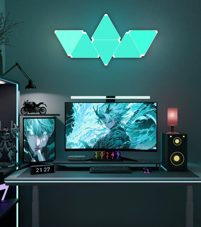 RGB Gaming room triangle light board