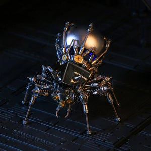 Mechanical party spider bluetooth stereo metal assembly model figure precision toy birthday new year valentine's day gift