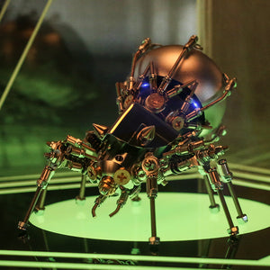 Mechanical party spider bluetooth stereo metal assembly model figure precision toy birthday new year valentine's day gift