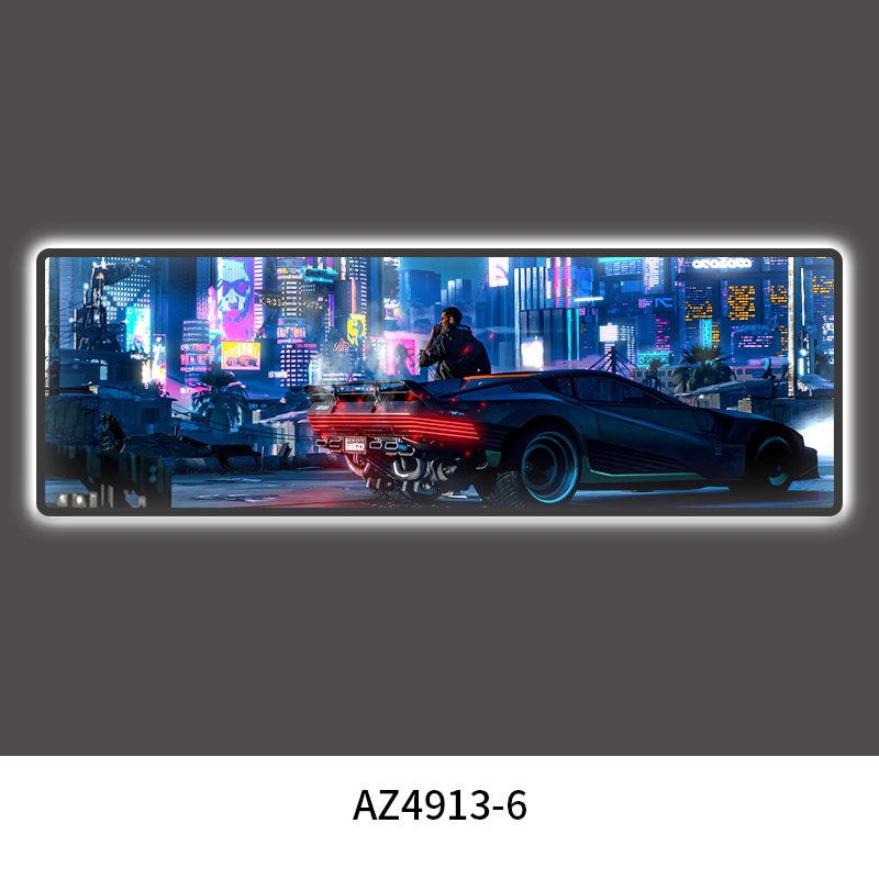 Cyberpunk decorative painting
