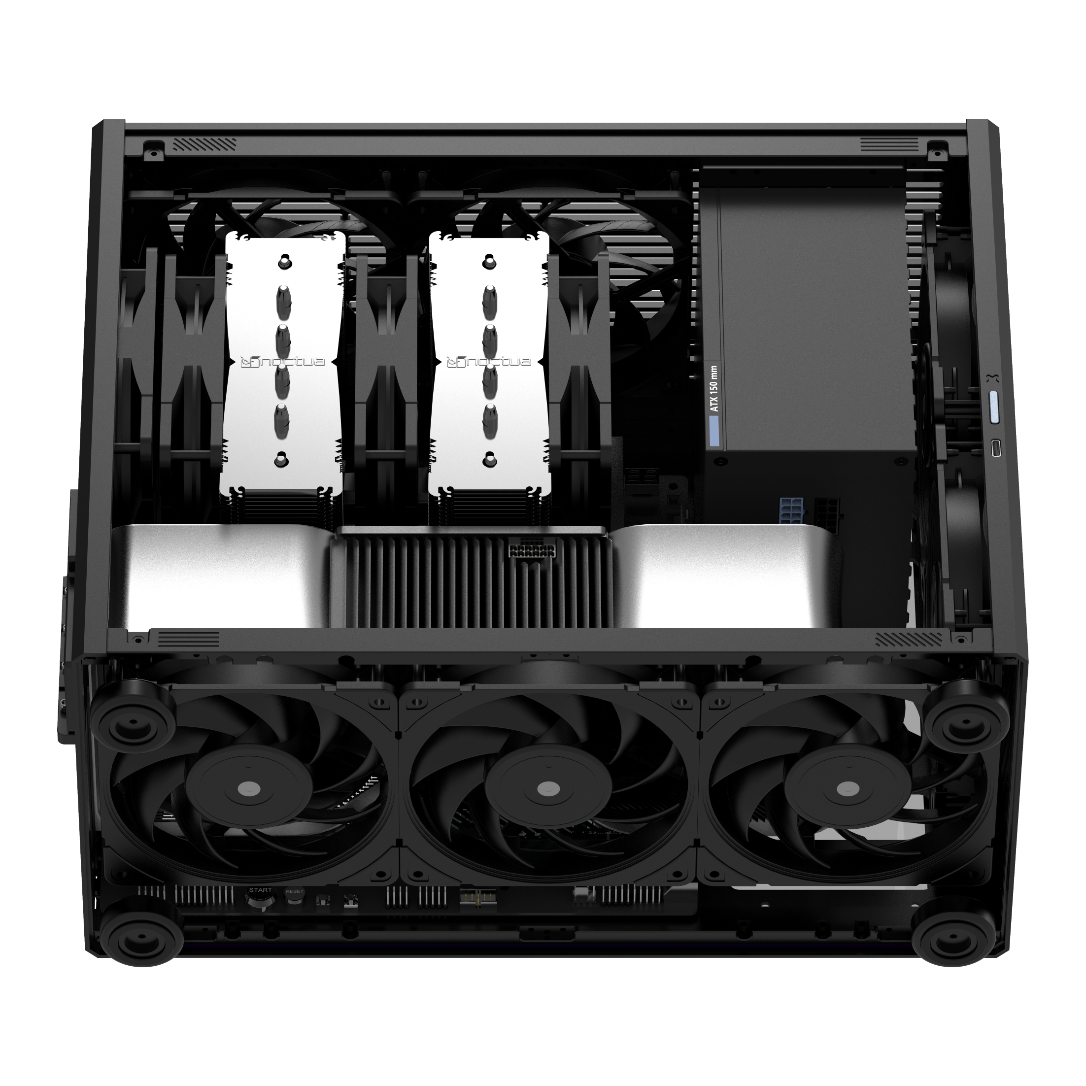 X3 MATX aluminum alloy cnc case