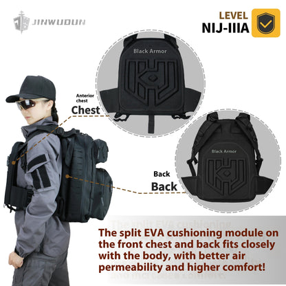 A101 Bulletproof Backpack - American Standard IIIA/GA3 Level