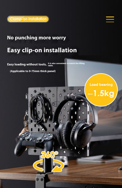 Metal hole board