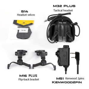 M32X PLUS tactical headset pickup  helmet