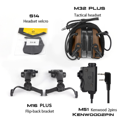 M32X PLUS tactical headset pickup helmet