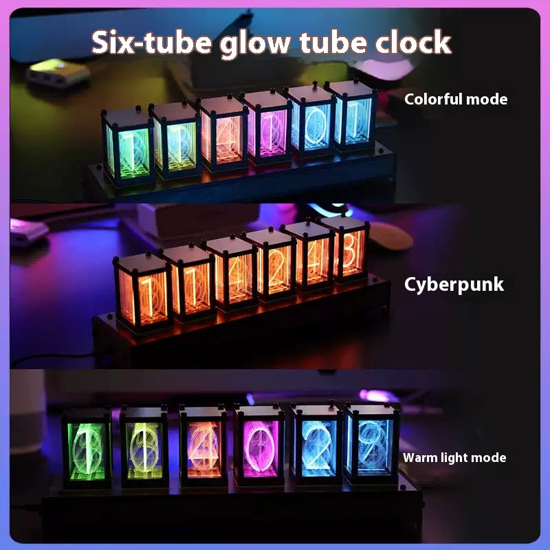 RGB Glow Tube Clock