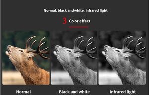 Infrared black night vision