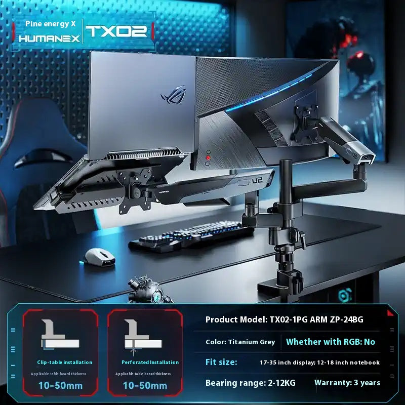 TX02-2G dual-screen monitor holder
