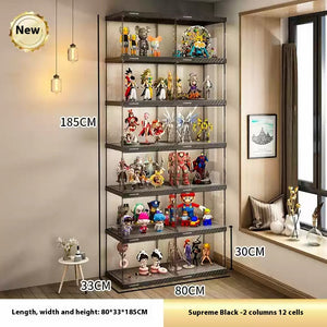 Transparent display cabinet