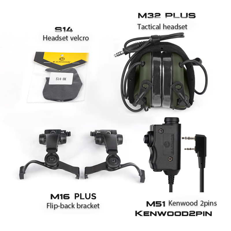 M32X PLUS tactical headset pickup helmet